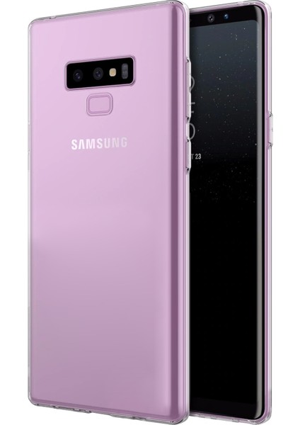 Samsung Galaxy Note 9 Kılıf Transparent Soft Beyaz