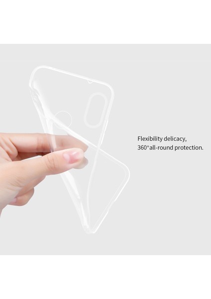 Xiaomi Mi A2 Lite Kılıf Transparent Soft Beyaz