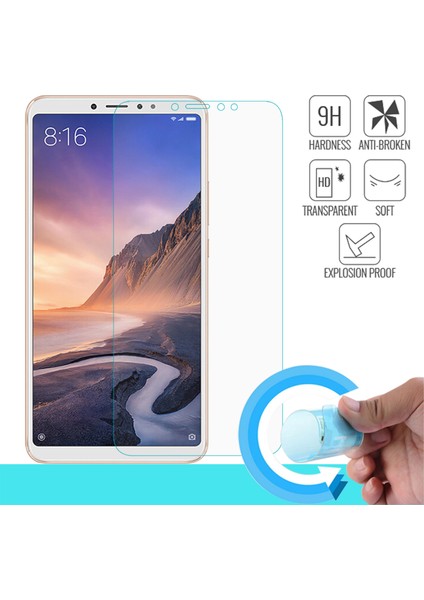 Xiaomi Mi Max 3 Nano Cam Ekran Koruyucu Film
