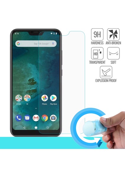 Xiaomi Mi A2 Lite Nano Cam Ekran Koruyucu Film
