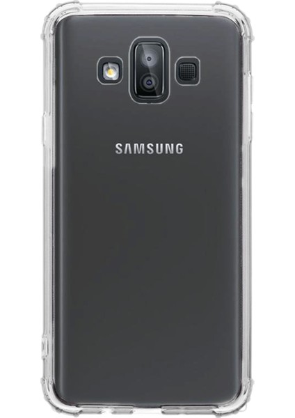 Shock Absorbing Kılıf Samsung Galaxy J7 Duo Şeffaf