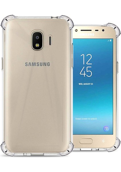 Shock Absorbing Kılıf Samsung Galaxy J2 Pro 2018 Şeffaf