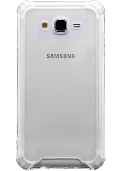 Shock Absorbing Kılıf Samsung Galaxy J7 Şeffaf