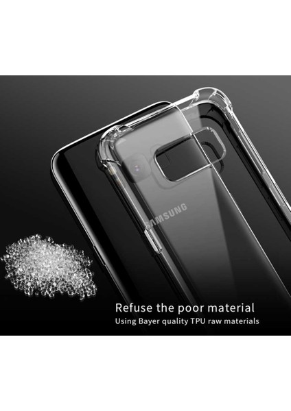 Shock Absorbing Kılıf Samsung Galaxy S8 Şeffaf