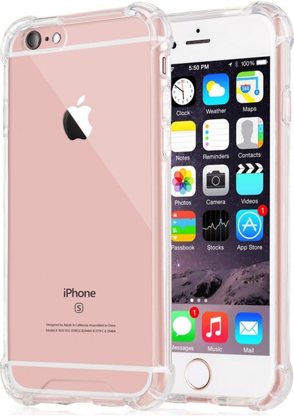 Shock Absorbing Kılıf Apple iPhone 6 Plus Şeffaf