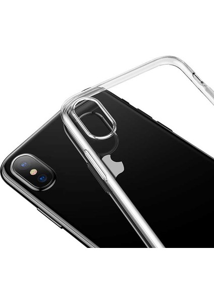 Apple iPhone XS Max (6.5'') Kılıf Transparent Soft Beyaz modelleri