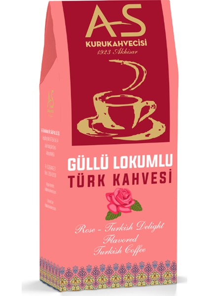 Kurukahvecisi Güllü Lokumlu Türk Kahvesi 100 gr