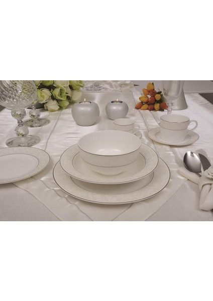 Bone 84 Parça 12 Kişilik Yemek Takımı Romeo