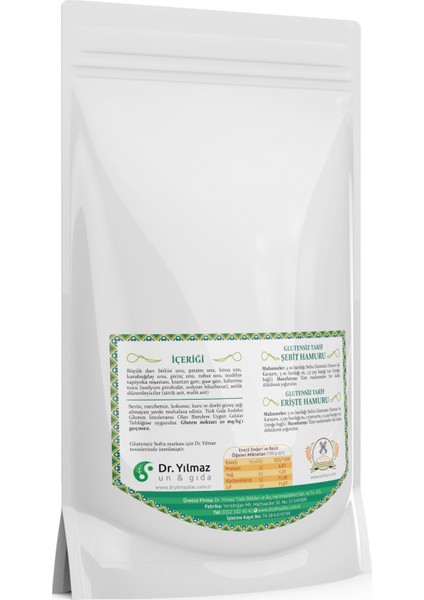 Gutensiz Sofra Hamurişi Karışımı 1 kg