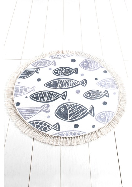 Fish White Djt Çap 100 Cm