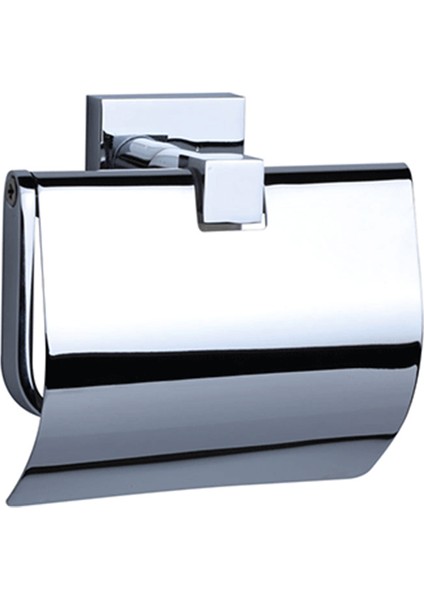 Fenice Krom Kapaklı Tuvalet Kağıtlık