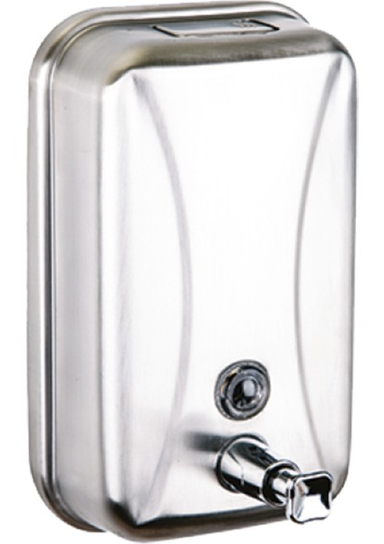 Paslanmaz Mat Dikey Sıvı Sabunluk 1000 Ml