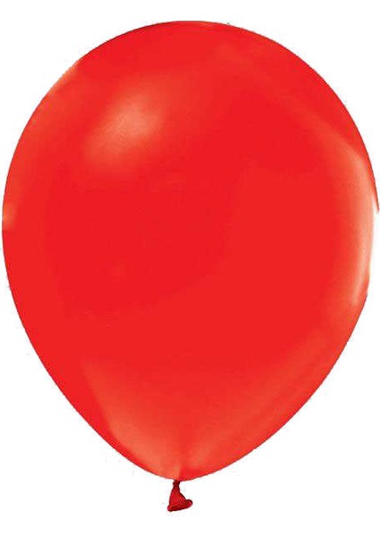 Balon 20 Adet Balon 12 İnç Metalik Parti Süsleme Kırmızı ( 25 cm * 30 cm)