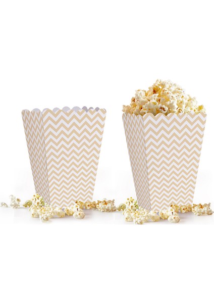 Krem Zigzag Mısır Kutusu 10'lu