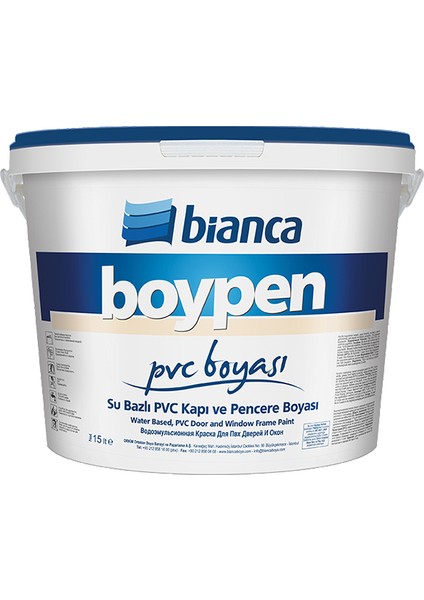 Boypen P.V.C. Boyası Beyaz 2.5LT