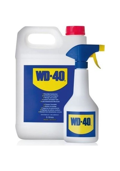 WD-40 5 LT. Çok Amaçlı Pas Sökücü (Aplikatör Hediyeli)
