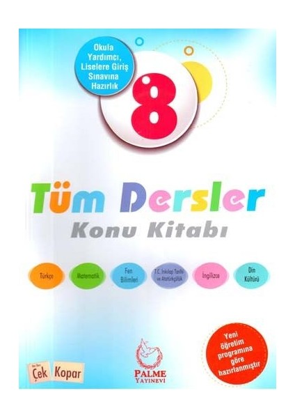 8. Sınıf Tüm Dersler Konu Kitabı