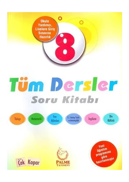 Palme Yayıncılık 8. Sınıf Tüm Dersler Soru Kitabı