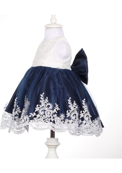 Kız Bebek Lacivert Elbise Mevlüt Ve Özel Gün Elbisesi modelleri