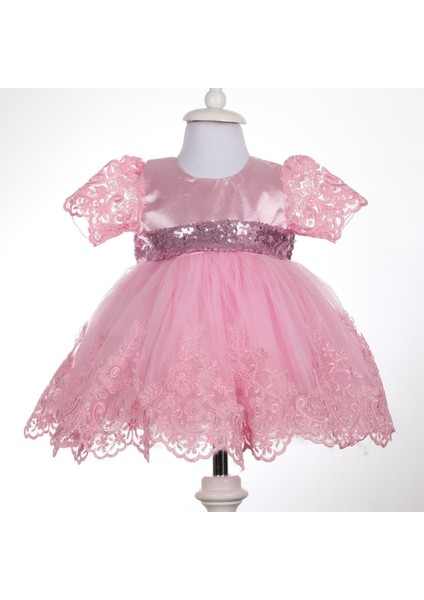 Bebek Pembe Elbise modelleri