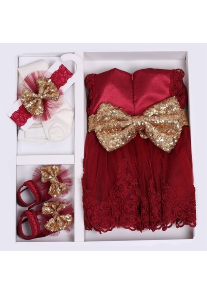 Bebek Bordo Elbise fırsatları