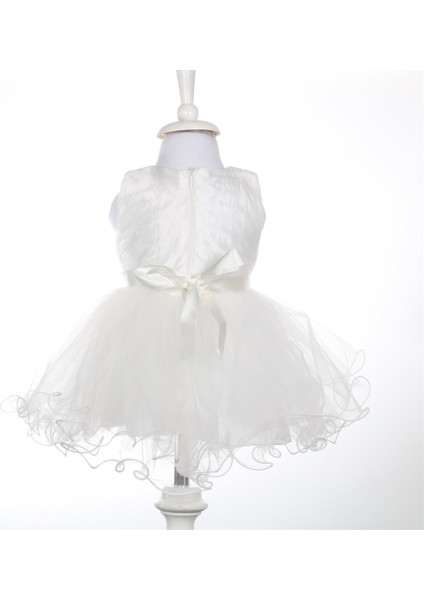 Kız Bebek Tütü Elbise Altın Kurdela Mevlüt Takımı modelleri