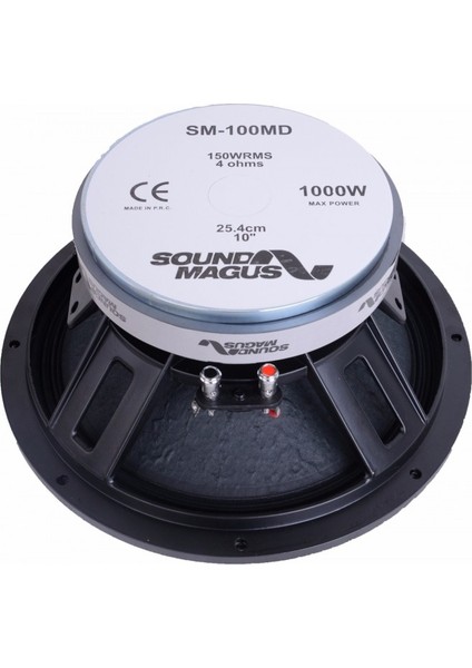 SM-100MD 25 Cm 1000W 150 Rms Midrange Takımı