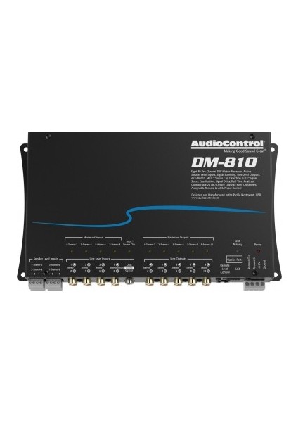 AudioControl DM-810 8 Giriş-10 Çıkış Ses İşlemcisi