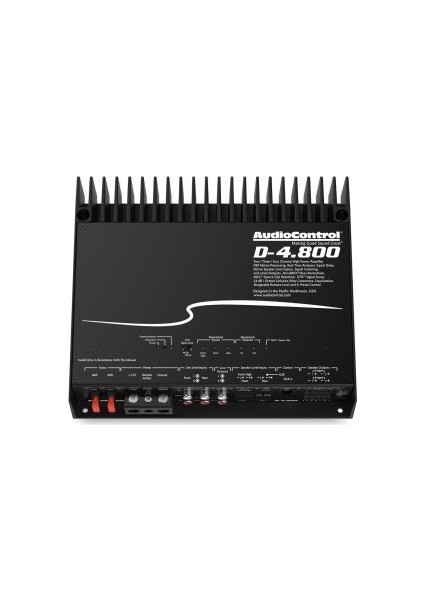 AudioControl D-4800 4 Kanal İşlemcili Amplifikatör