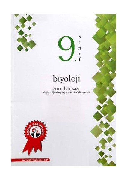Zafer 9. Sınıf Biyoloji Soru Bankası-Yeni
