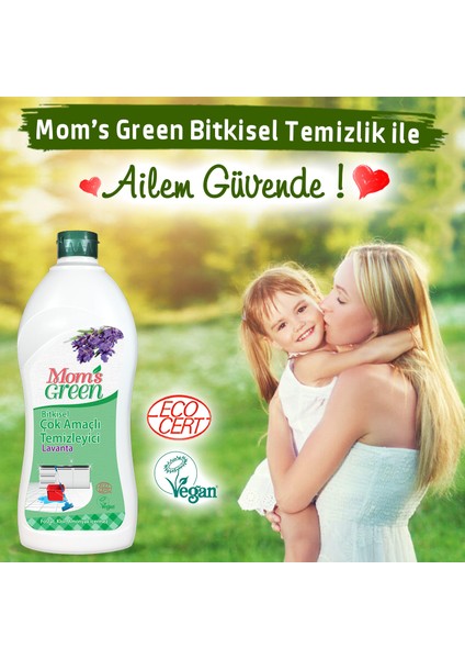 Mom's Green Bitkisel Çok Amaçlı Temizleyici - Lavanta