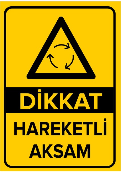 Dikkat Hareketli Aksam Levhası (Dekote Malzeme)