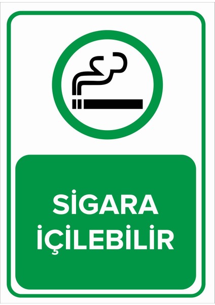 Sigara İçilebilir Levhası (Dekote Malzeme)