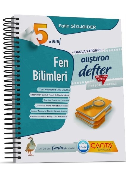 5.Sınıf Fen Bilimleri Alıştıran Defter - Bilal Elçi