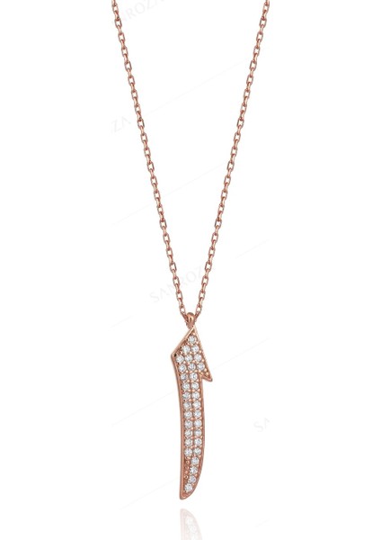 E3504 Elif Gümüş Kolye