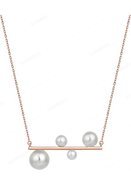 E3548 İnci Gümüş Kolye