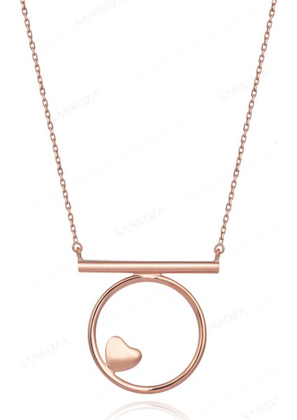 E3557 Kalpli Gümüş Kolye