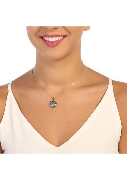 Muhammed Yazılı Gümüş Kolye