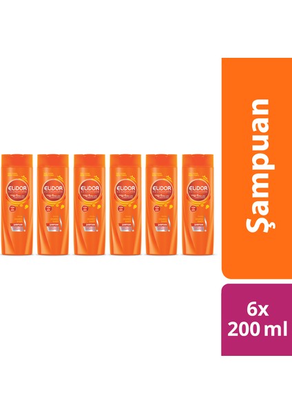 Anında Onarıcı Bakım Şampuan 200 ml x 6