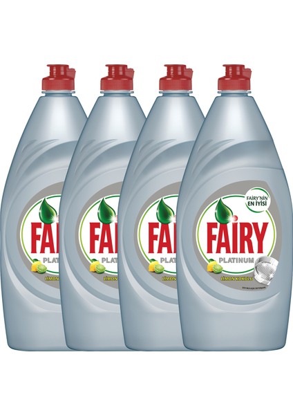 Platinum Sıvı Bulaşık Deterjanı Limon 870 ml 4'lü