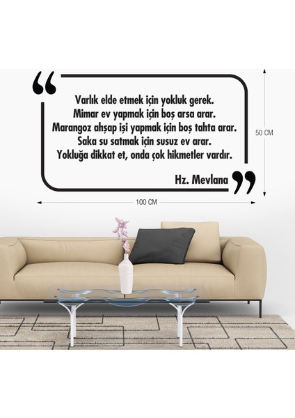 Dekoratif Duvar Yazısı Sticker 004