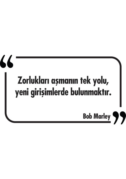 Dekoratif Duvar Yazısı Sticker 006