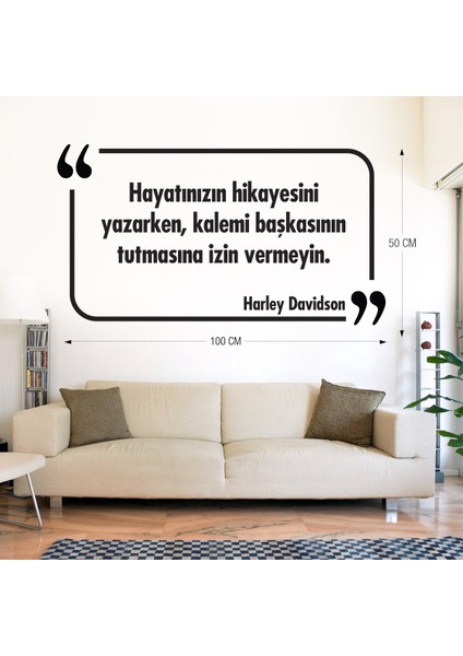 Dekoratif Duvar Yazısı Sticker 012