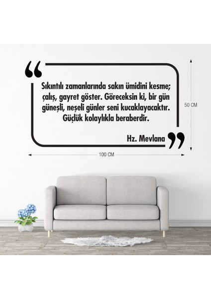 Dekoratif Duvar Yazısı Sticker 017 fiyatları