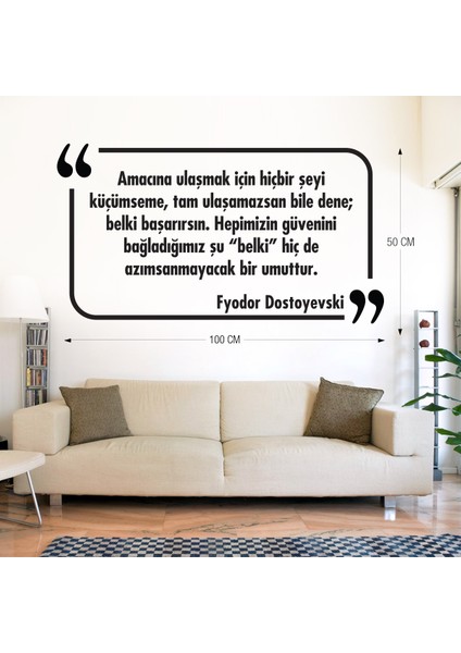 Dekoratif Duvar Yazısı Sticker 021 fiyatları