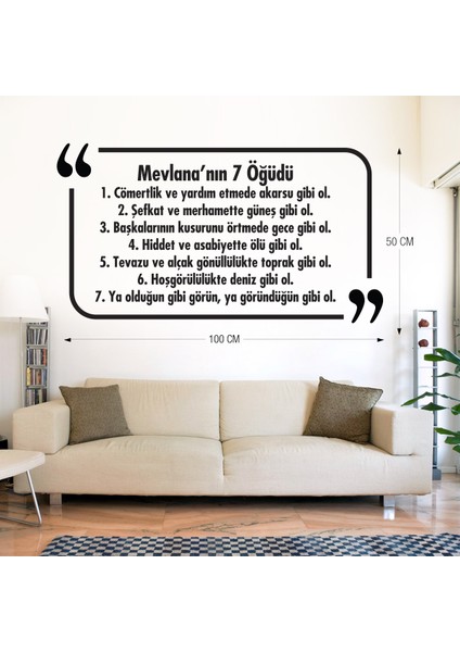 Dekoratif Duvar Yazısı Sticker 030 fiyatları