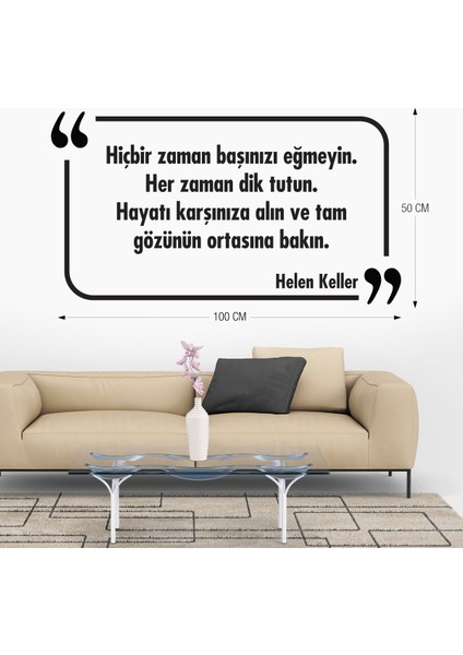 Dekoratif Duvar Yazısı Sticker 031