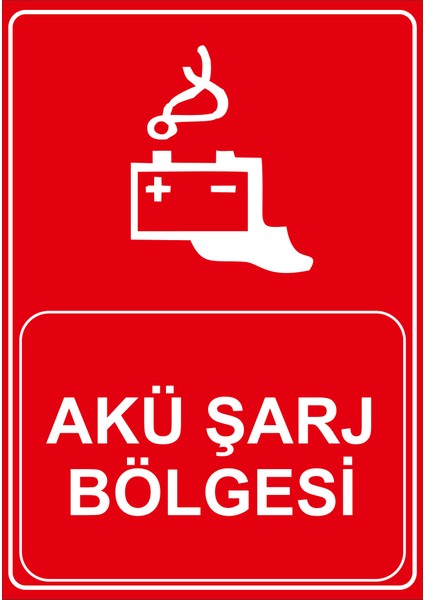 Akü Sarj Bölgesi Levhası (Sac Malzeme)