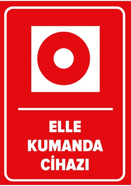 Elle Kumanda Cihazı Levhası (Sac Malzeme)