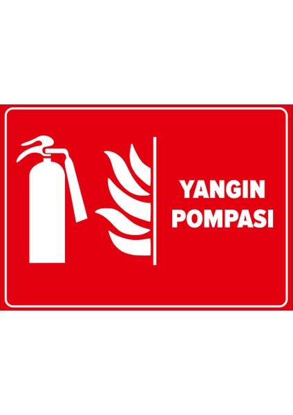 Yangın Pompası Levhası (Sac Malzeme)